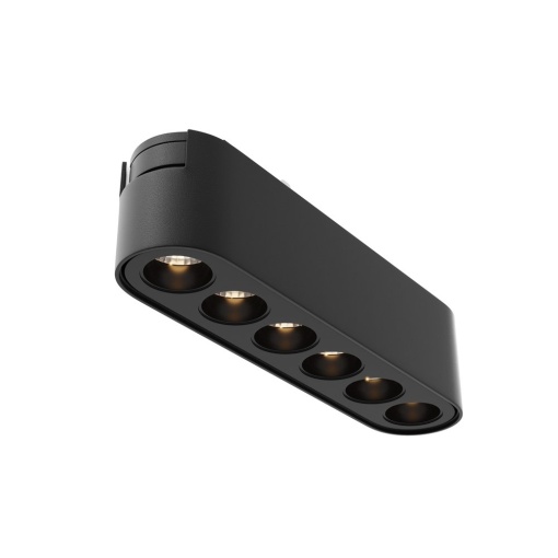 Modul LED, accesoriu pentru sina magnetica Radity, Points negru 6W 3000K