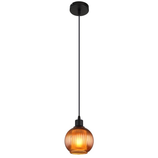 Pendul design modern ZUMBA negru/bronz