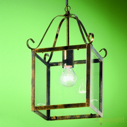 Pendul design rustic Frano Latern HL 6-1533/1 Antik/gold OR