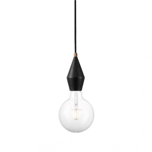 Pendul minimalist design scandinav Aud negru 45643003 NL