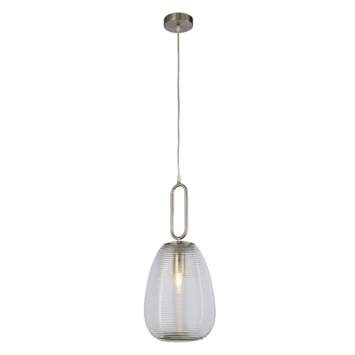 Pendul sticla deco stil modern Elixir clar / satin nickel 43581-1SN SRT