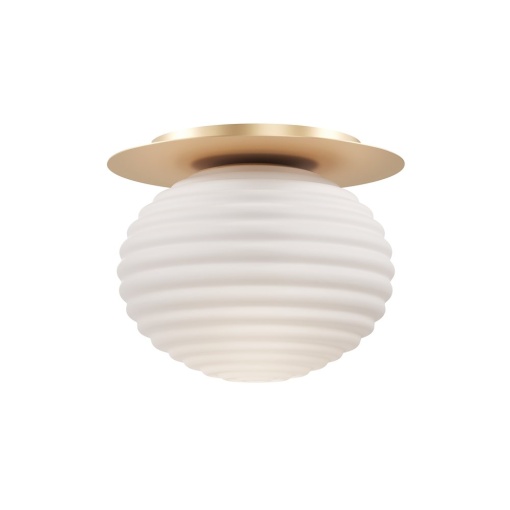 Plafoniera design modern decorativ Reels 1L auriu/alb
