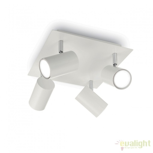Plafoniera design modern minimalist SPOT PL4 alba 156774