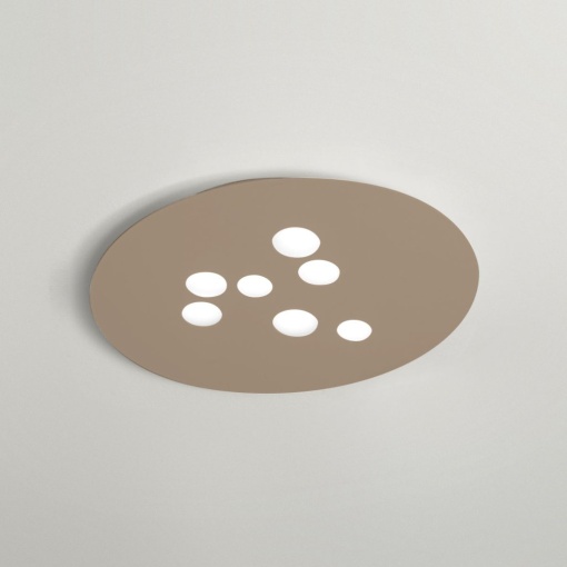 Plafoniera moderna Luna 60x72,5cm, alb sau gri
