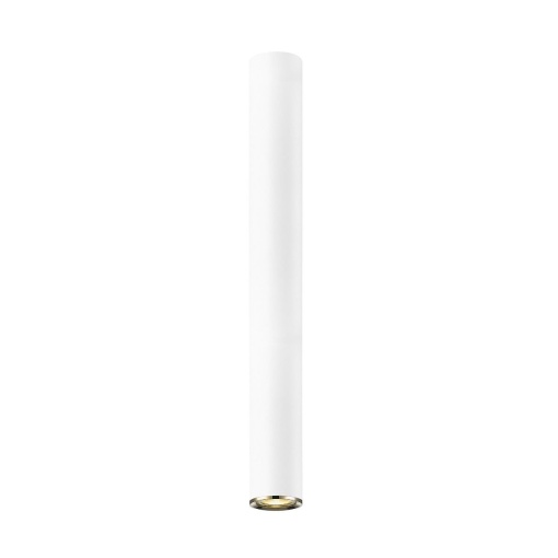 Spot aplicat design minimalist LOYA H-55cm, alb mat/ french gold