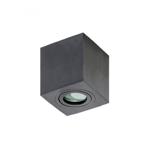 Spot aplicat pentru baie IP44 Brant 1 square negru