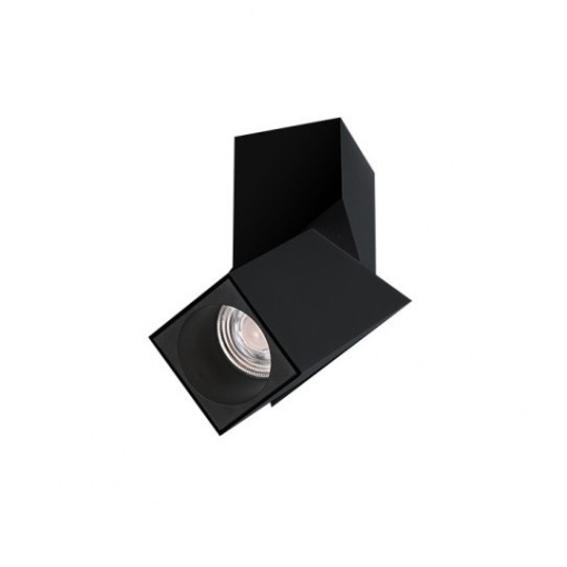 Spot LED aplicat directionabil design modern Santos Square negru ZZ AZ3523
