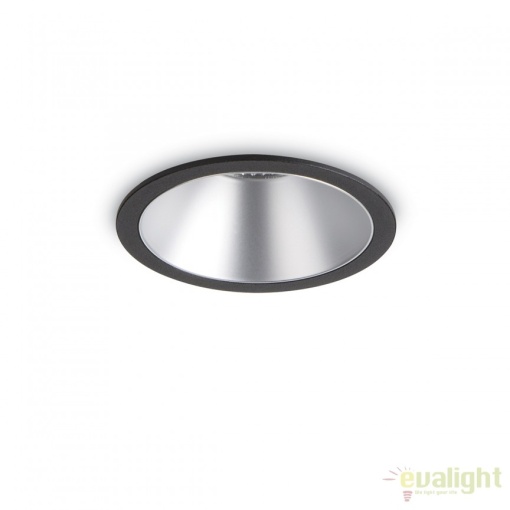 Spot LED incastrabil design modern GAME FI1 ROUND negru / argintiu 192321