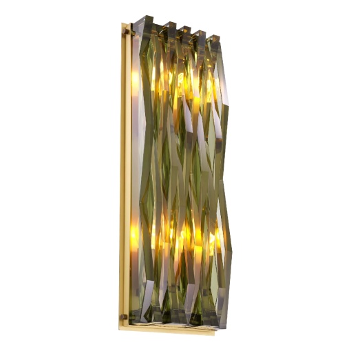 Aplica de perete cu aspect arhitectural Nuvola L alama antic/ verde