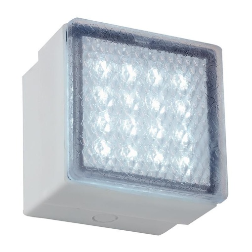 Aplica de perete exterior, dim.9,9x9,9cm, IP67, LED alb EL-40041-WH EN