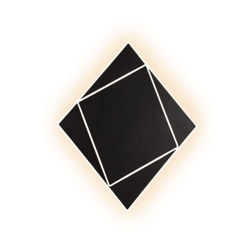 Aplica LED de perete/tavan DAKLA 30W neagra