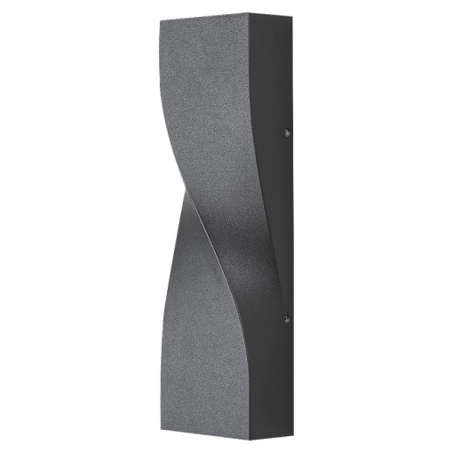 Aplica LED pentru iluminat exterior moderna Follina negru 8154 RX