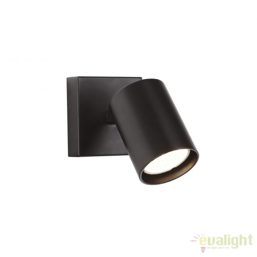 Aplica perete cu spot directonabil TOP I negru W0219 MX