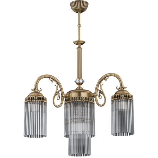 Candelabru 3 brate design clasic realizat manual Fiore - Img 1