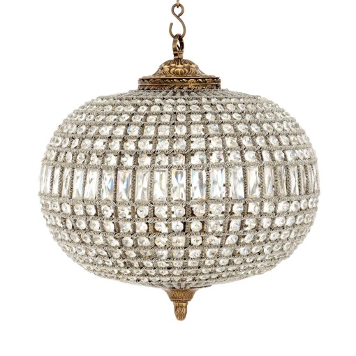 Candelabru LUX fabricat manual, diam.52cm, finisaj brass, Kasbah Oval Medium 106268 HZ