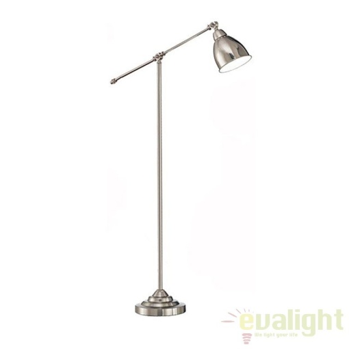 Lampadar, lampa de podea cu brat reglabil, finisaj nickel, NEWTON PT1 015286