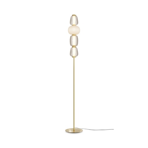 Lampadar LED design modern decorativ Pattern auriu