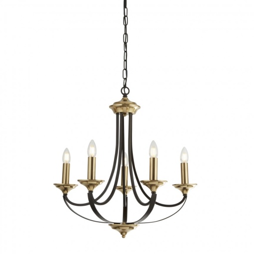 Lustra clasica suspendata design traditional Belfry 5L 1845-5BZ SRT