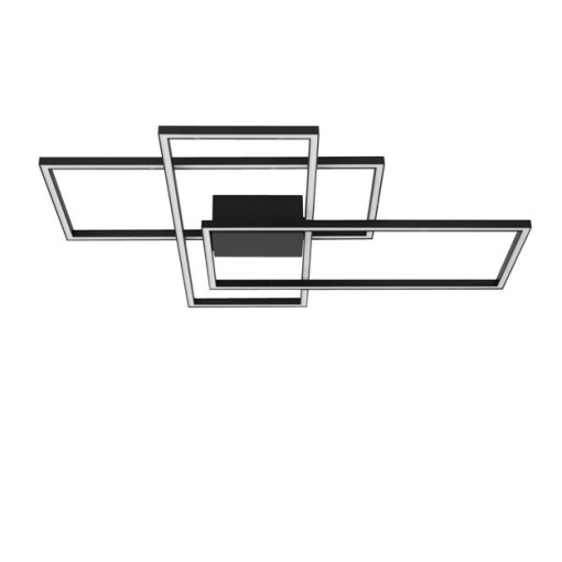 Lustra LED aplicata design modern geometric BILBAO 55W negru NVL-9508431