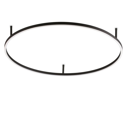 Lustra LED design geometric Oracle slim pl d090 round 4000k on-off negru