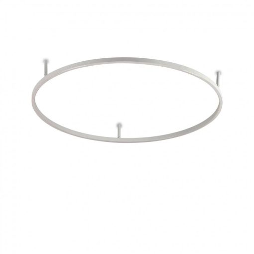 Lustra LED design modern geometric ORACLE SLIM PL D090 ROUND 3000K ON-OFF WH