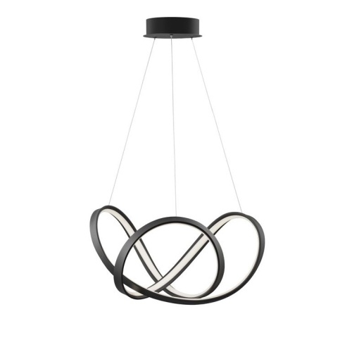 Lustra LED suspendata design modern APUS negru NVL-9348053