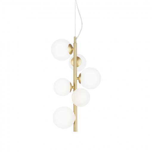 Lustra moderna cu 6 surse de lumina PERLAGE SP6 OTTONE