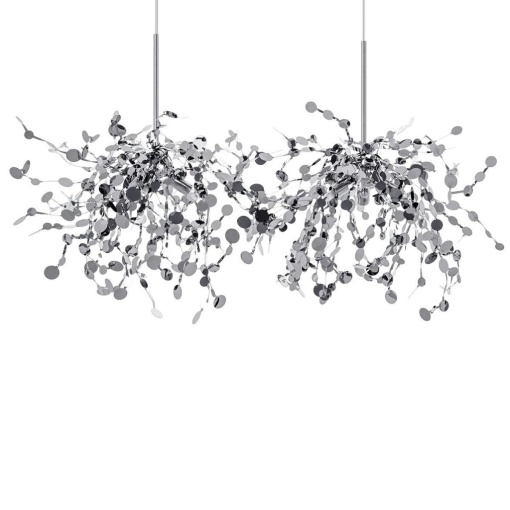 Lustra moderna design deosebit Monede 2 crom
