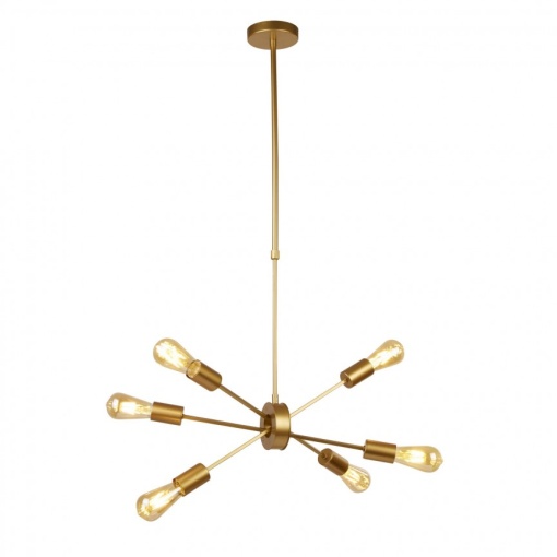 Lustra moderna design minimalist Alpha 6L 2906-6GO SRT