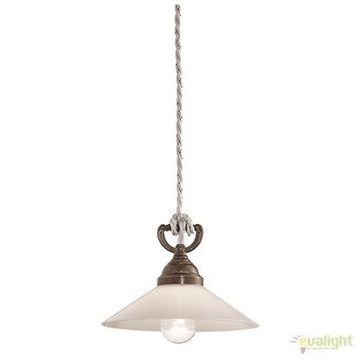 Lustra, Pendul rustic fabricat manual diametru 20cm Tabia 212.07.OV
