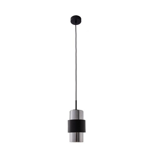 Pendul design modern Venero negru, crom - Img 1