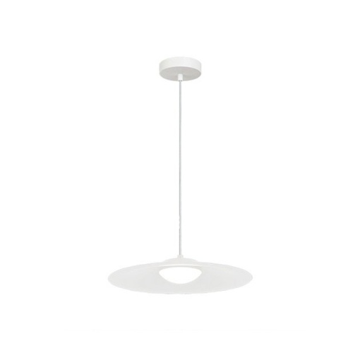 Pendul LED design modern Bured alb