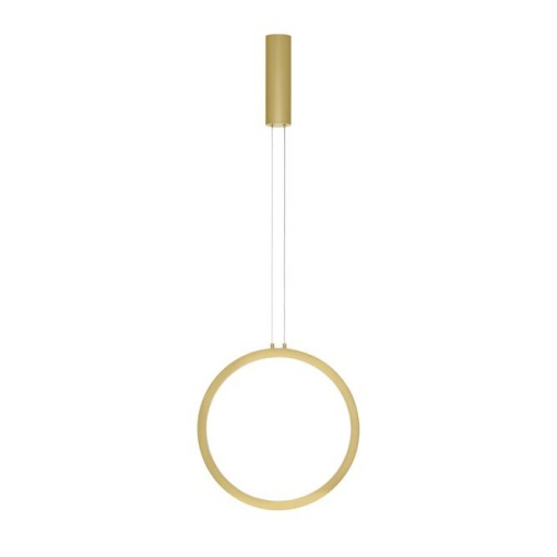 Pendul LED dimabil design modern Change auriu 39,5cm