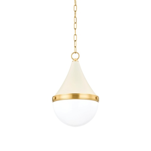 Pendul LUX, Alama Antic, Soft Cream, CIARA