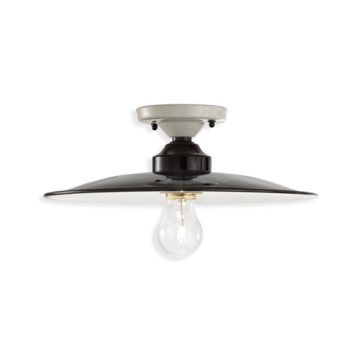 Plafoniera design retro realizata manual B-W, diametru 35cm