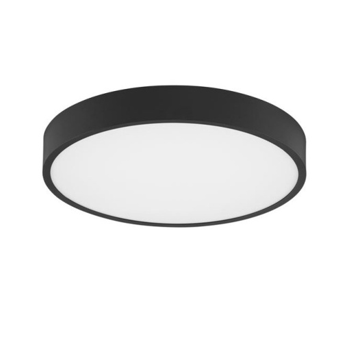 Plafoniera LED moderna design slim PERFECT 40cm negru 3000K Dimmable