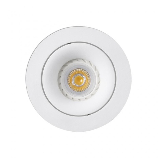 Rama Spot directionabil, incastrabil, alb, diametru 11cm ARGON-R, 43401