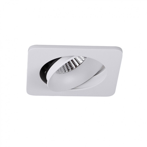 Spot directionabil, incastrabil tavan fals, LED dimabil, ARYA SQUARE alb H0100 MX