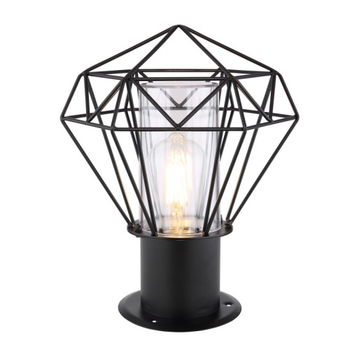 Stalp mic pentru iluminat exterior design modern, IP44 HORACE 31358 GL