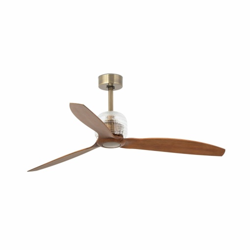 Ventilator cu telecomanda DECO FAN M auriu/maro