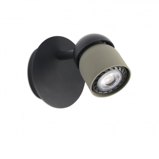 Aplica cu spot directionabil design minimalist COCO neagru/gri