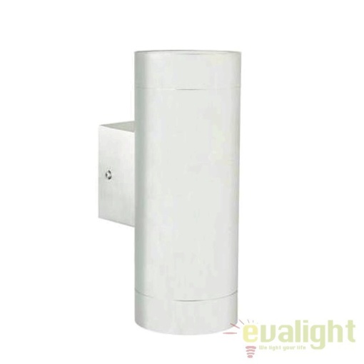 Aplica de perete exterior dubla IP54 Tin Maxi alb 21519901 NL