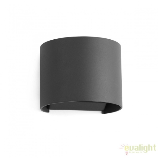 Aplica de perete LED exterior IP54 stil decorativ SUNSET neagra 70687