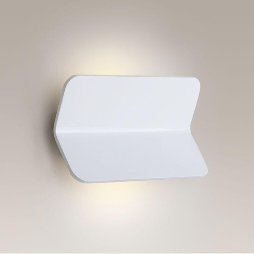 Aplica de perete moderna, alba, LED Tigra I W0131 MX