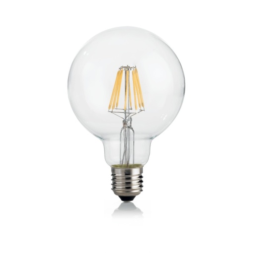 Bec LED dimabil E27 08W GLOBO D095 TRASP 3000K 188966 IDL