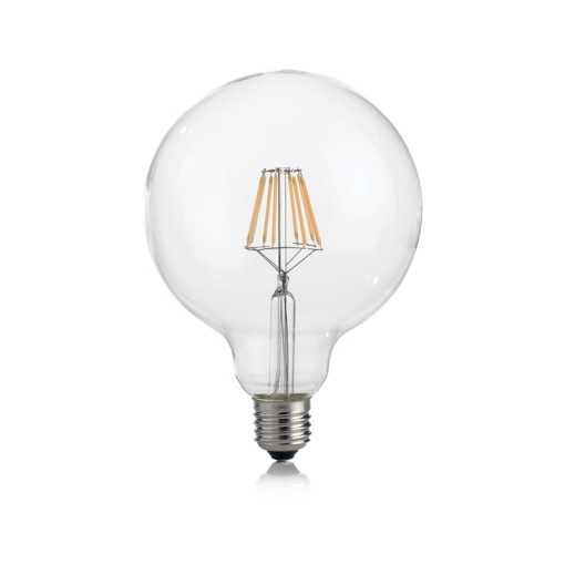 Bec LED dimabil E27 08W GLOBO D125 TRASP 3000K 188959 IDL