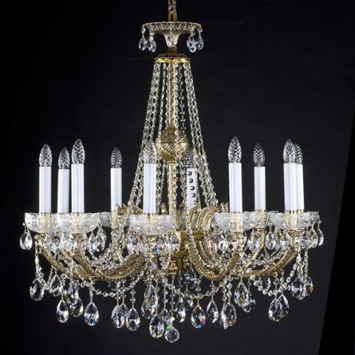 Candelabru Cristal Bohemia Exclusive 10 brate, diam.82cm CR 0006/10/20 CE