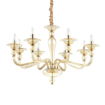 Candelabru design elegant DANIELI SP8 ambra 159973