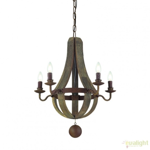 Candelabru design rustic deosebit cu 5 brate MILLENNIUM SP5 129921