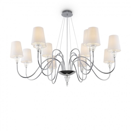 Candelabru elegant cu 12 brate FLORERO MYMOD078PL-12CH